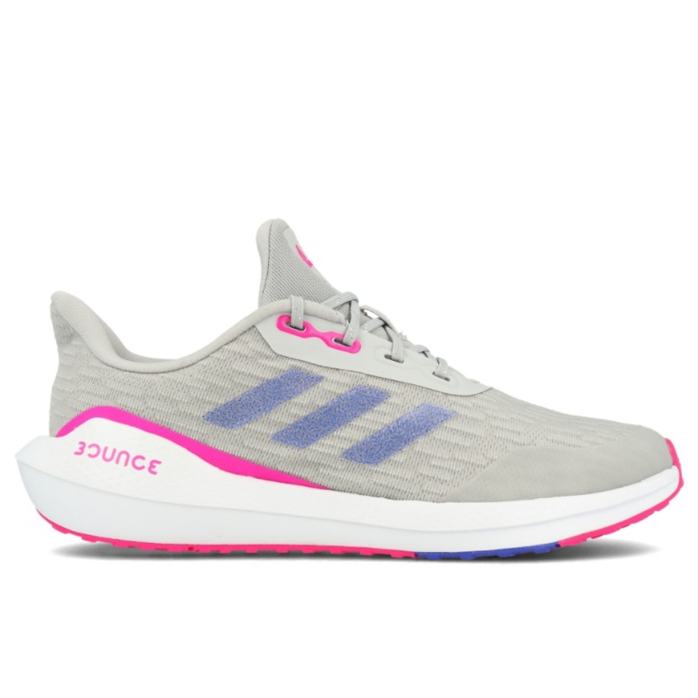 Adidas Girls' Youth EQ 21 Running Shoes in Grey and Pink